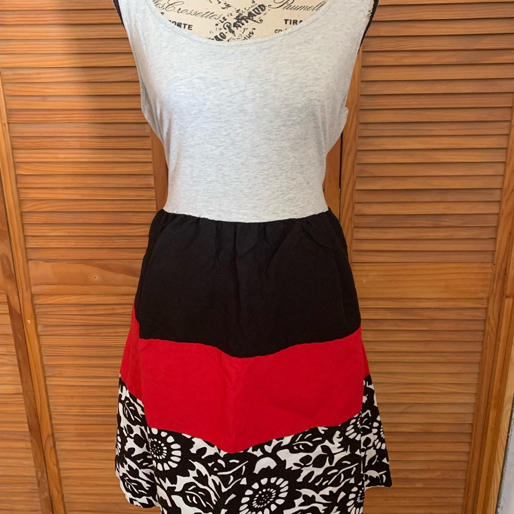 Banana Republic Linen/cotton tie-back dress